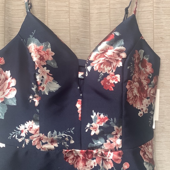 NWT- Speechless- Navy Homecoming Dress - Picture 2 of 4